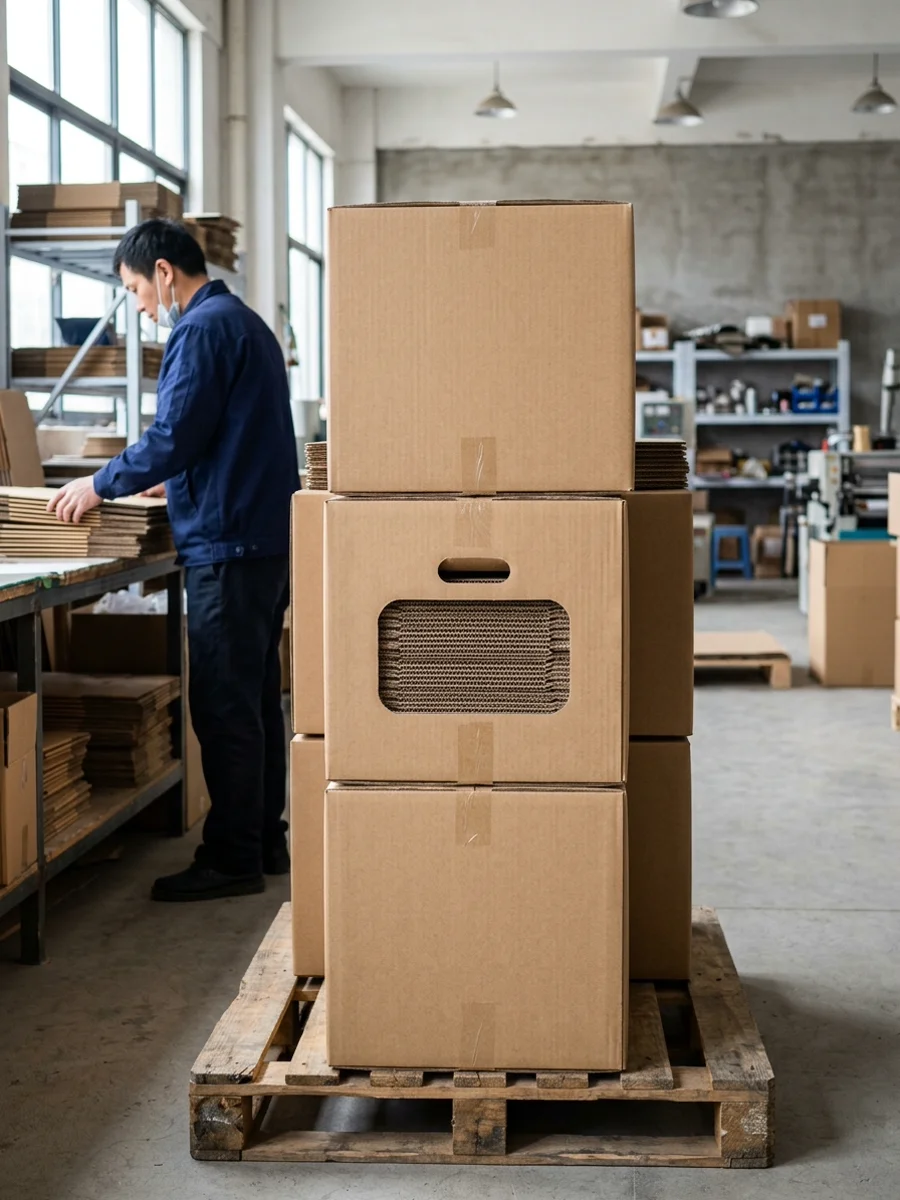 Corrugated packaging showcase