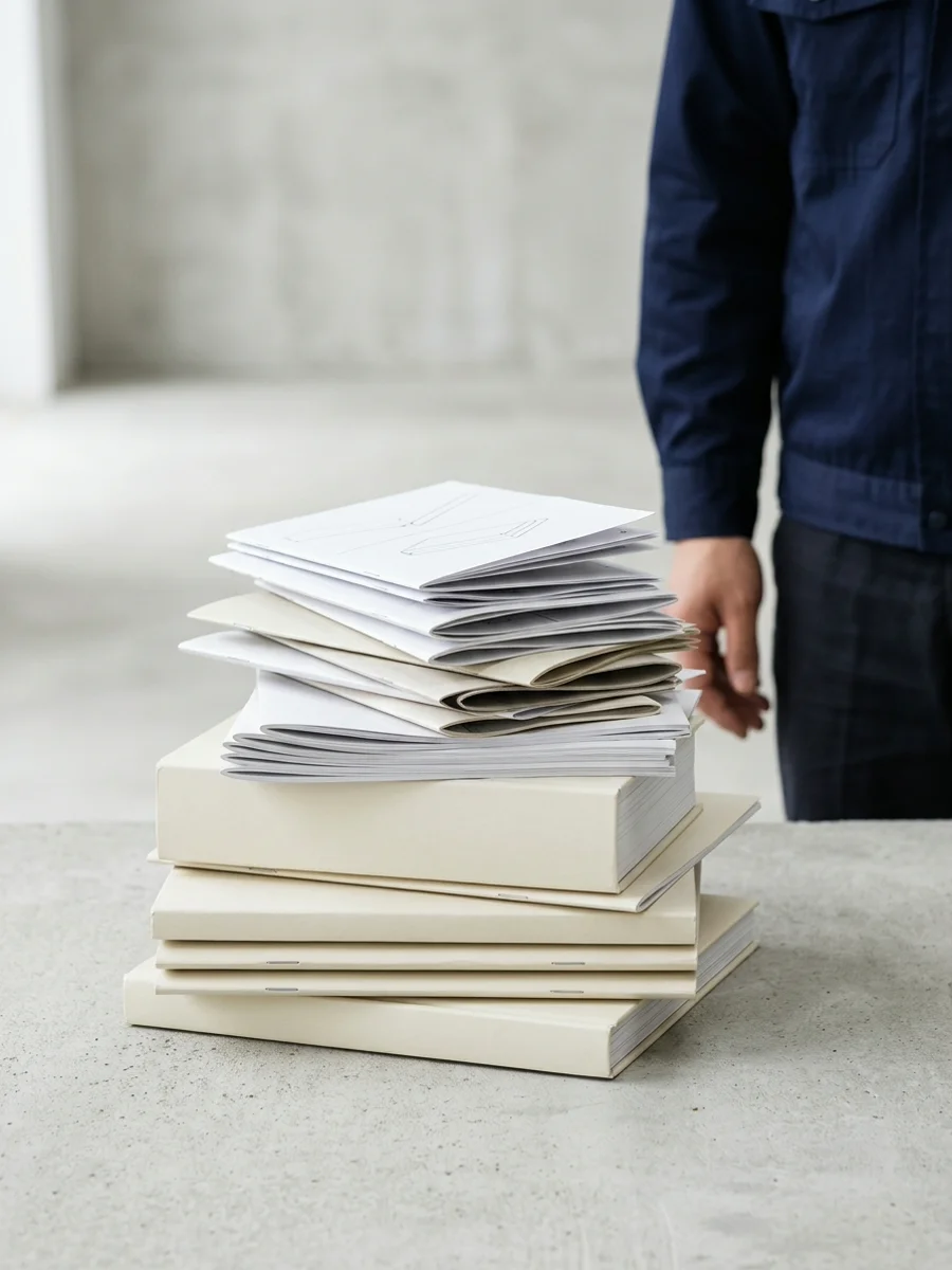 Manuals and printed materials showcase